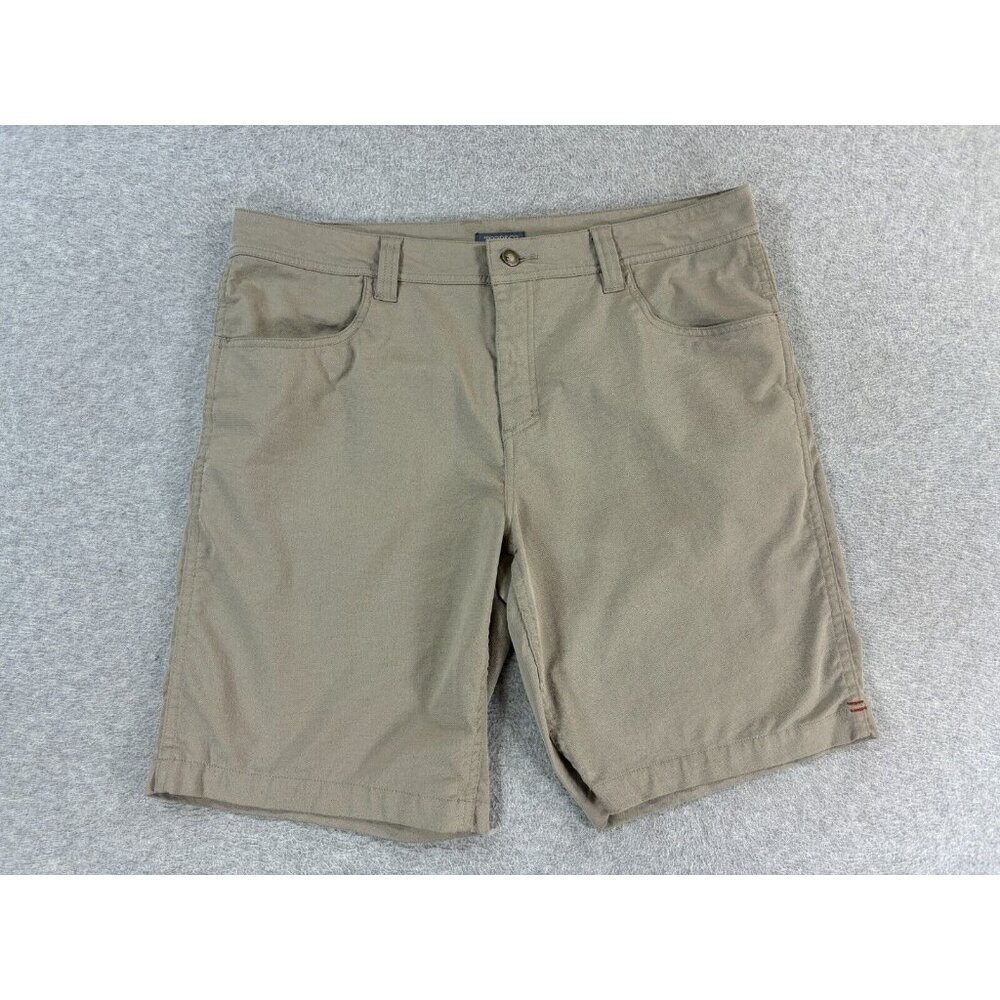 Toad & Co Polyester Casual TOWNIE Shorts (Men's Size 36) Tan‎ - 10"